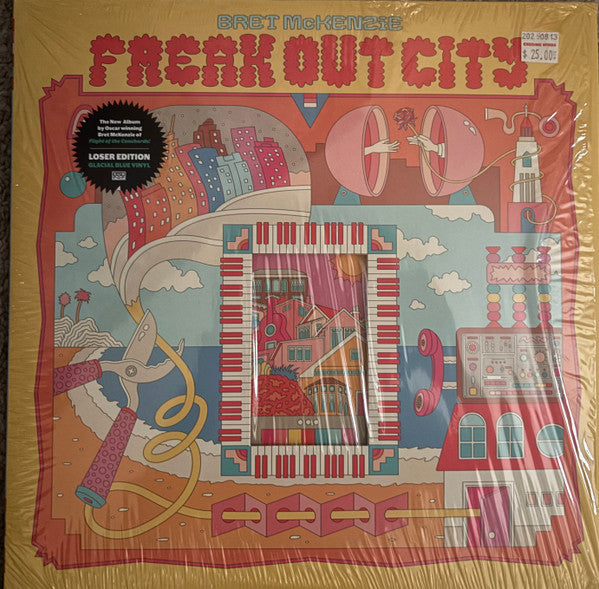 MCKENZIE BRET - FREAK OUT CITY (GLACIAL BLUE VINYL)