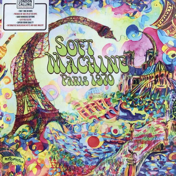 SOFT MACHINE - PARIS 1970 (LIMITED/COLOURED VINYL)