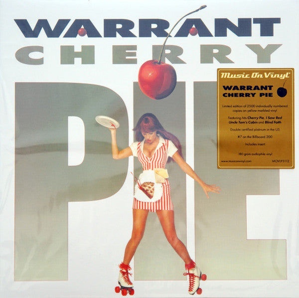 WARRANT - CHERRY PIE (YELLOW VINYL/180G)