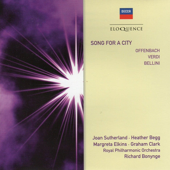 SUTHERLAND / ROYAL PHIL ORCH / BONYNGE - DARWIN: SONG FOR A CITY