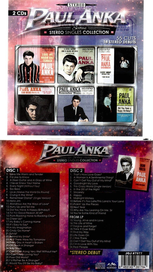 ANKA PAUL - SIXTIES: STEREO SINGLES COLLECTION (2CD)