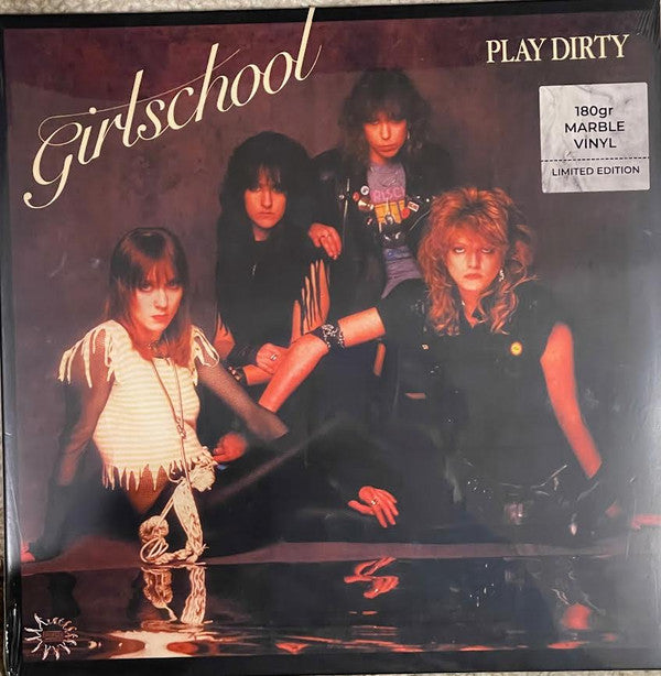 GIRLSCHOOL - PLAY DIRTY (RED MARBLE VINYL/180G)