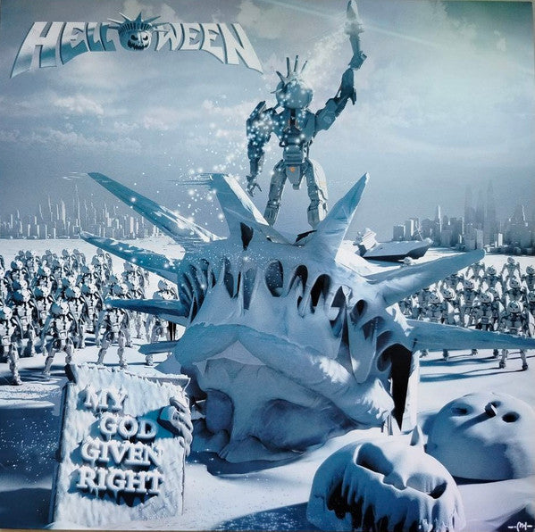 HELLOWEEN - MY GOD-GIVEN RIGHT (CLEAR / BLACK MARBLED VINYL/2LP)