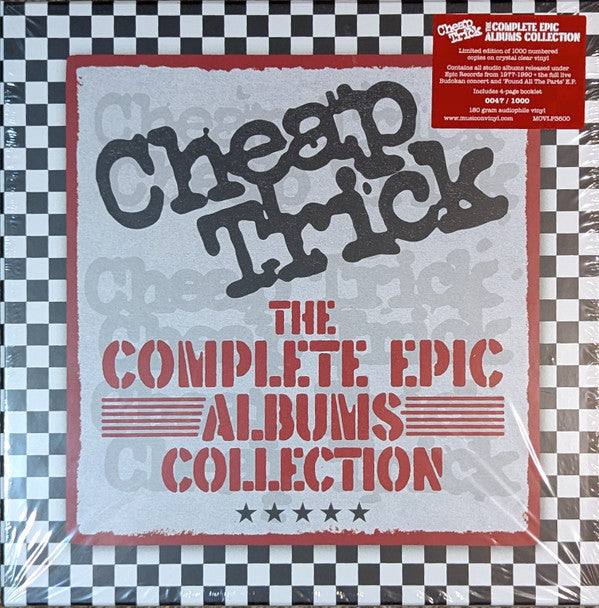 CHEAP TRICK - COMPLETE EPIC ALBUMS (14LP/CRYSTAL CLEAR VINYL/180G)