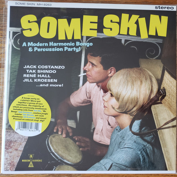 VARIOUS ARTISTS - SOME SKIN: A MODERN HARMONIC BONGO & PERCUSSION PARTY (YELLOW VINYL)
