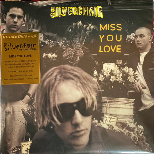 SILVERCHAIR - MISS YOU LOVE (CRYSTAL CLEAR YELLOW & BLACK MARBLED VINYL/180G)
