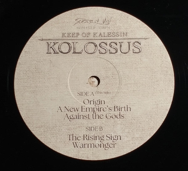 KEEP OF KALESSIN - KOLOSSUS (2LP)