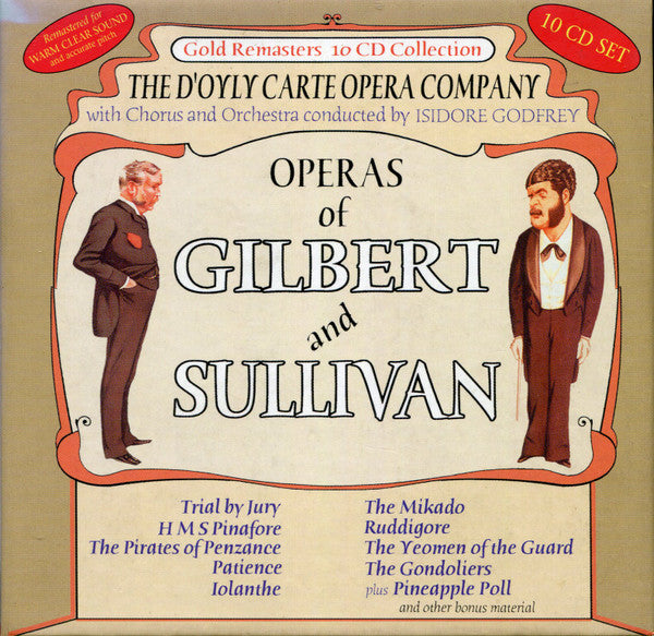 D'OYLY CARTE OPERA COMPANY - OPERAS OF GILBERT & SULLIVAN