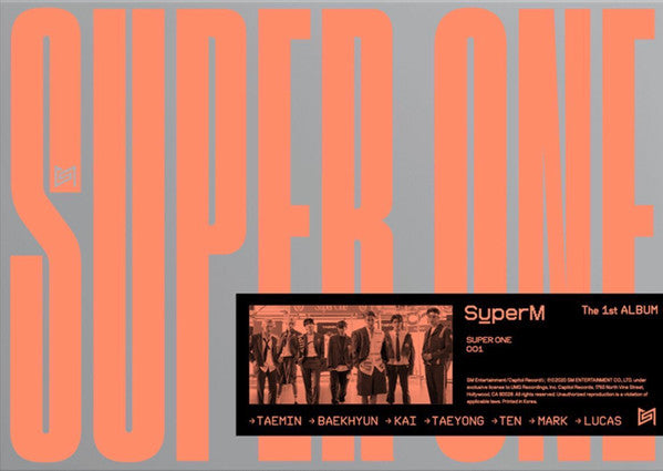 SUPERM - SUPER ONE: 1ST ALBUM (SUPER VERSION)