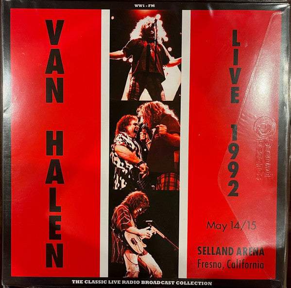VAN HALEN - SELLAND ARENA FRESNO CA 14TH & 15TH MAY 1992 (MARBLE VINYL)