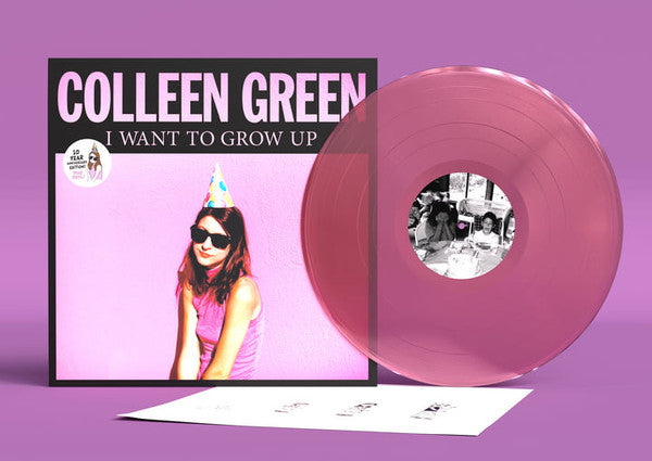 GREEN,COLLEEN - I WANT TO GROW UP (PINK VINYL)