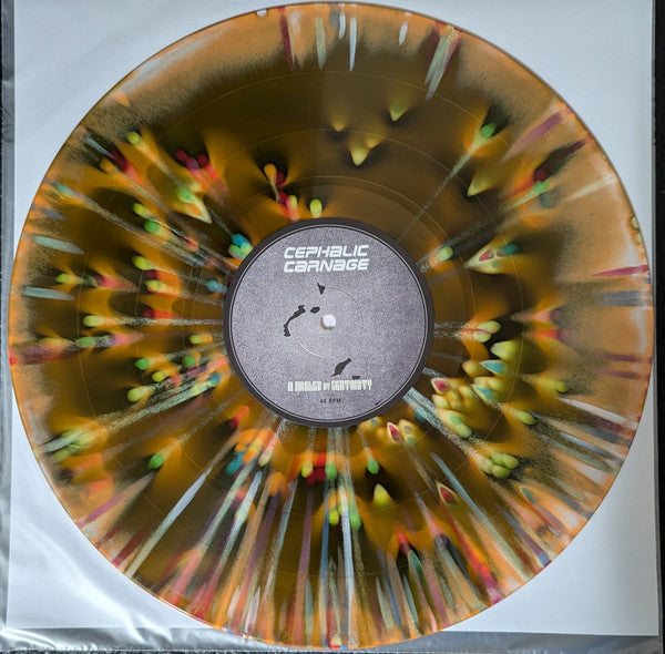 CEPHALIC CARNAGE - MISLED BY CERTAINTY (2LP/CUSTOM TRI-COLOR MERGE WITH SPLATTER VINYL)