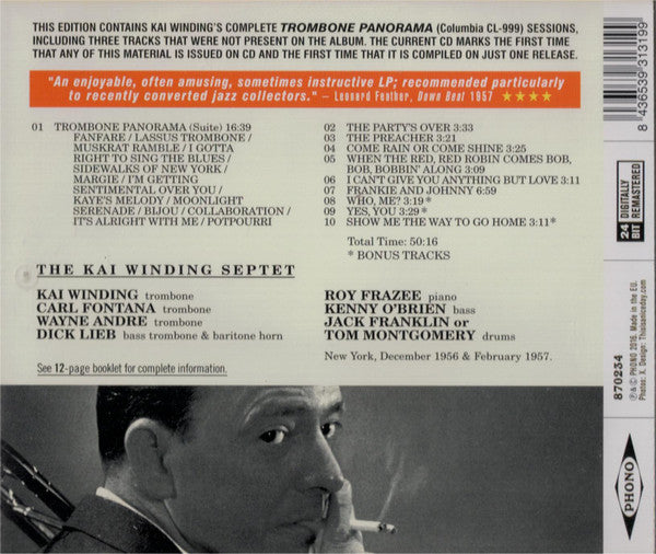 WIKIND,KAI SEPTET - TROMBONE PANORAMA (3 BONUS TRACKS/REMASTERED)