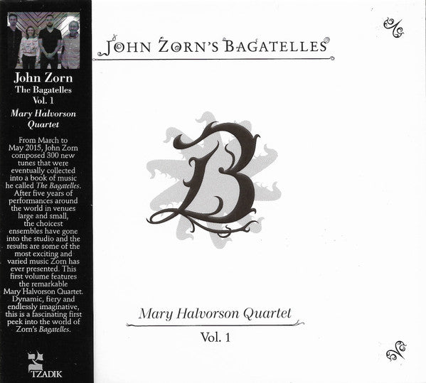 HALVORSON,MARY QUARTET - BAGATELLES VOL. 1