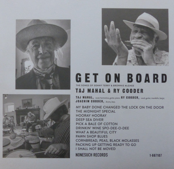 TAJ MAHAL & RY COODER - GET ON BOARD