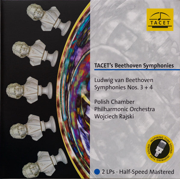 POLISH CHAMBER PHILHARMONIC ORCHESTRA; WOJCIECH RAJSKI - TACET'S BEETHOVEN SYMPHONIES, LUDWIG VAN BEETHOVEN, SYMPHONIES NOS. 3 & 4