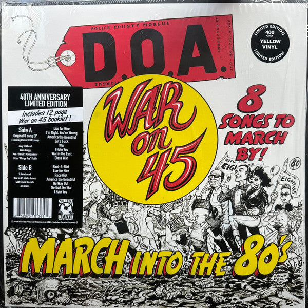 D.O.A. - WAR ON 45 (YELLOW VINYL)