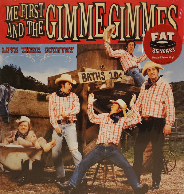 ME FIRST & THE GIMME GIMMES - LOVE THEIR COUNTRY (MUSTARD YELLOW VINYL)