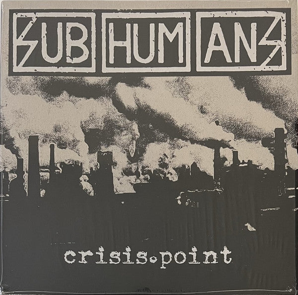 SUBHUMANS - CRISIS POINT (WHITE & BLACK GALAXY VINYL)