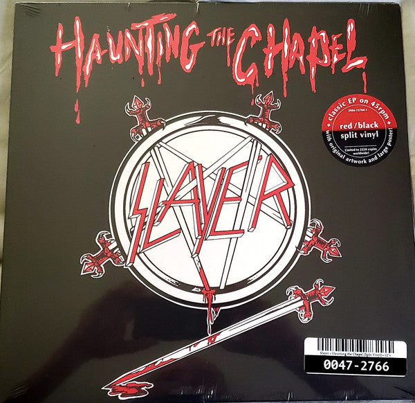 SLAYER - HAUNTING THE CHAPEL (RED & BLACK SPLIT VINYL)