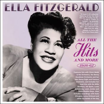 FITZGERALD,ELLA - ALL THE HITS & MORE 1936-62 (3CD)