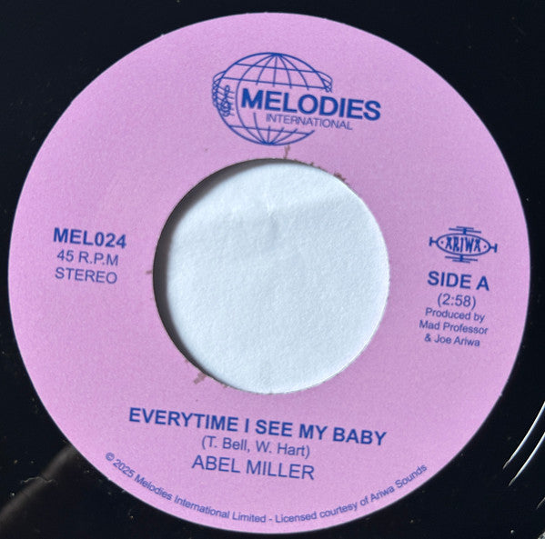 MILLER,ABEL / MAD PROFESSOR - EVERY TIME I SEE MY BABY