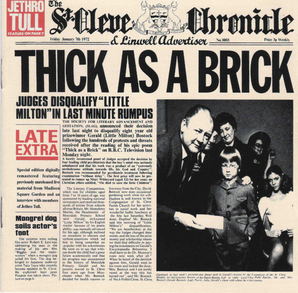 JETHRO TULL - THICK AS A BRICK