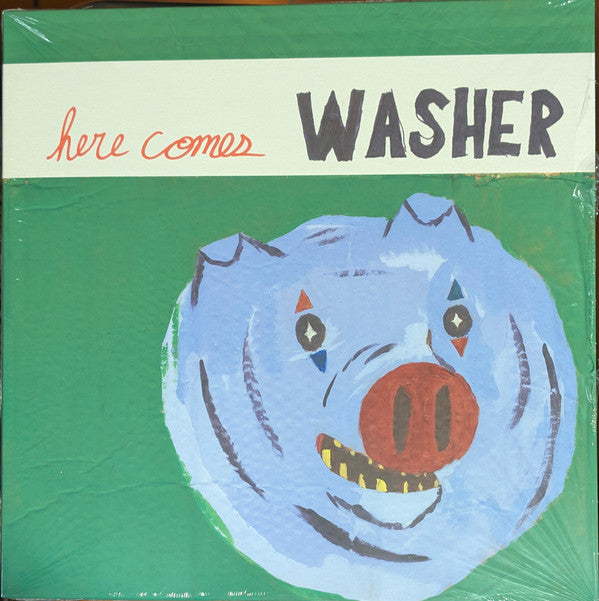 WASHER - HERE COMES WASHER (CLOUDY GREEN VINYL)