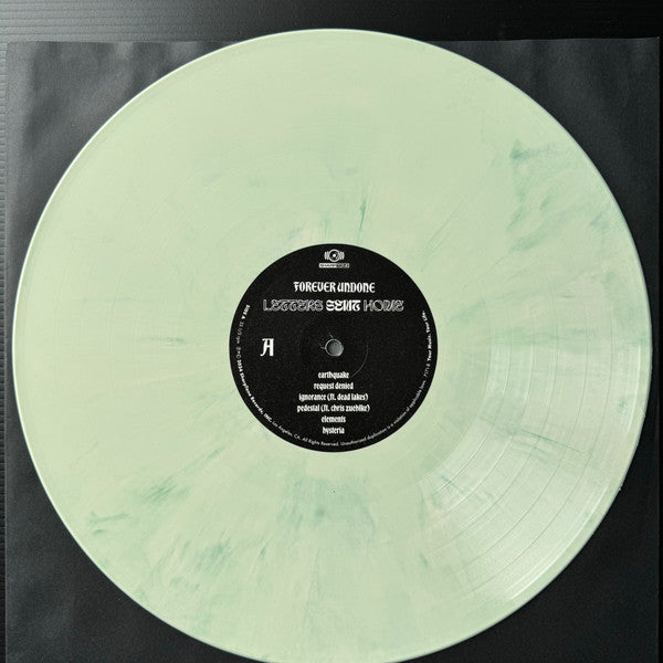 LETTERS SENT HOME - FOREVER UNDONE (CREAM & DARK GREEN MARBLE VINYL)