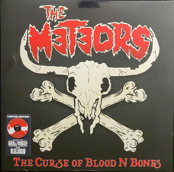 METEORS - CUST OF BLOOD N' BONES (RED/WHITE HAZE VINYL)