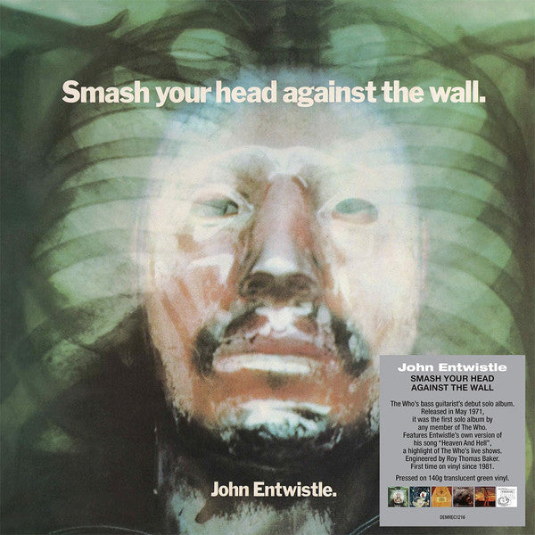 ENTWISTLE JOHN - SMASH YOUR HEAD AGAINST THE WALL (140G/GREEN VINYL)