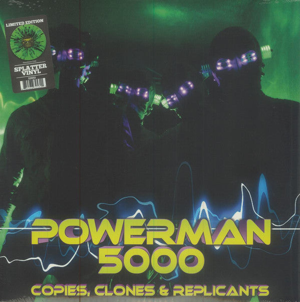 POWERMAN 5000 - COPIES, CLONES & REPLICANTS (GREEN/BLACK SPLATTER VINYL)