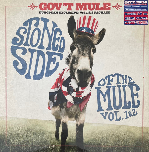 GOV'T MULE - STONED SIDE OF THE MULE (BLUE & RED VINYL)