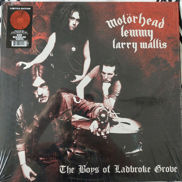 MOTORHEAD; LARRY WALLIS - BOYS OF LADBROKE GROVE (RED MARBLE VINYL)