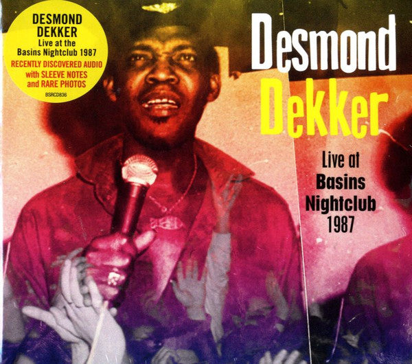 DEKKER,DESMOND - LIVE AT BASINS NIGHTCLUB 1987