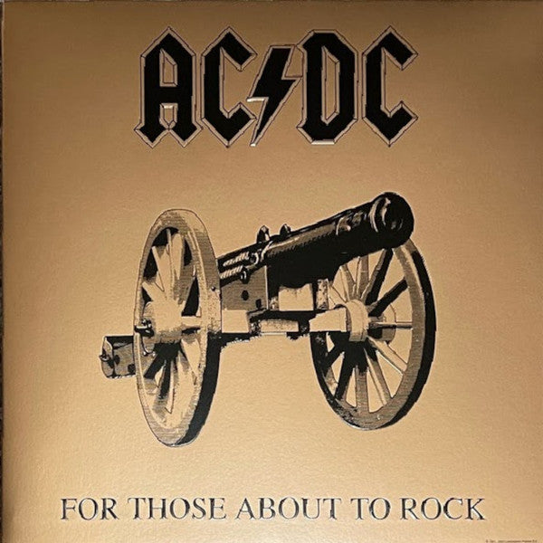 AC/DC - FOR THOSE ABOUT TO ROCK (WE SALUTE YOU) (GOLD METALLIC VINYL)
