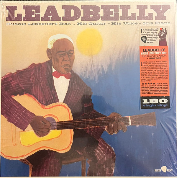 LEADBELLY - HUDDIE LEDBETTERS BEST... HIS GUITAR. HIS VOICE. HIS PIANO (LIMITED EDITION)