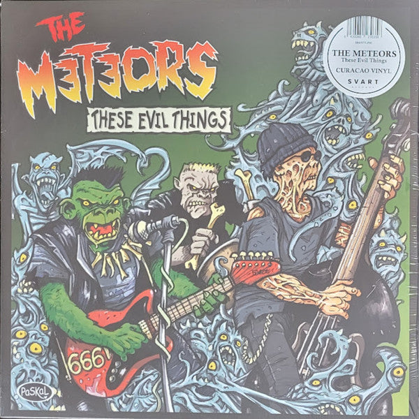 METEORS - THESE EVIL THINGS (BLUE CURACAO COLOR VINYL)