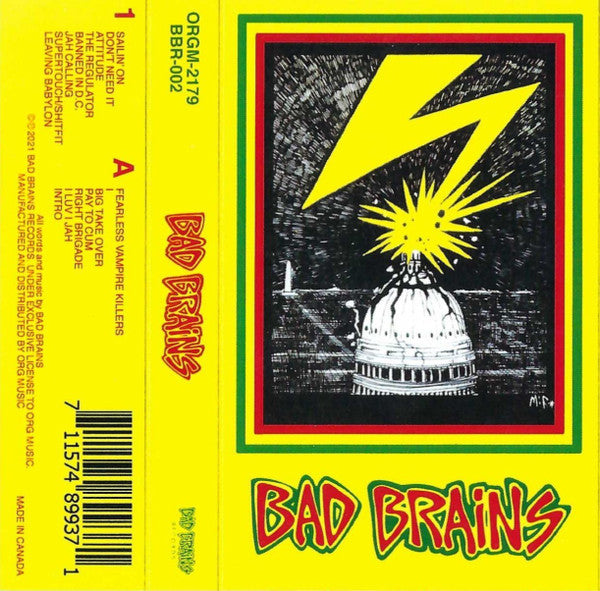 BAD BRAINS - BAD BRAINS (GREEN CASSETTE)