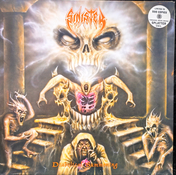 SINISTER - DIABOLICAL SUMMONING (TURQUOISE/GREEN/ORANGE SPLATTER/LIMITED/REISSUE)