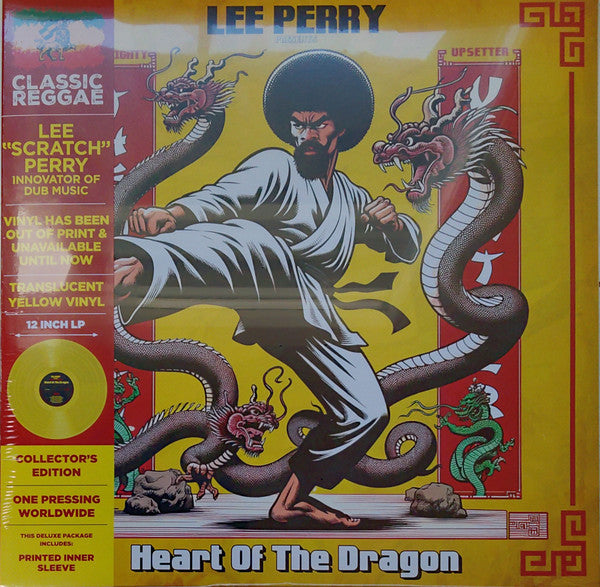 PERRY LEE - PRESENTS THE MIGHTY UPSETTERS HEART OF THE DRAGON (YELLOW VINYL)