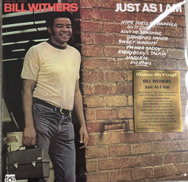 WITHERS,BILL - JUST AS I AM (NUMBERED/TRANSLUCENT YELLOW VINYL)