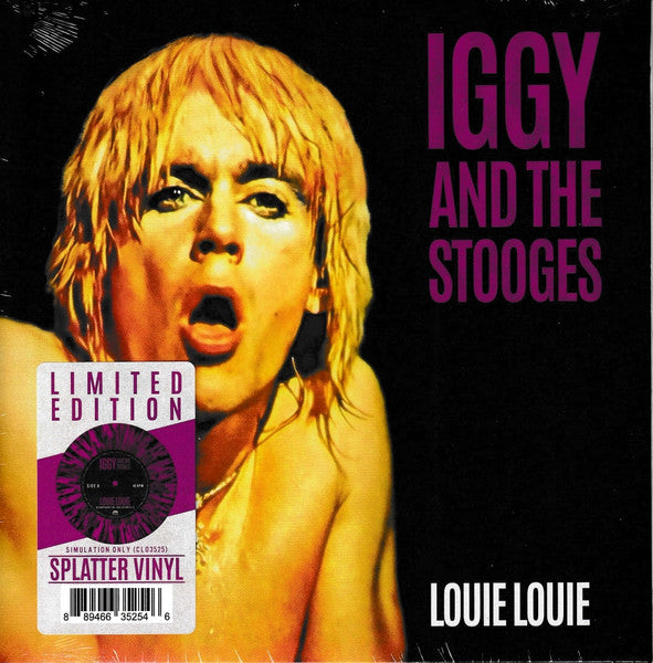 IGGY & THE STOOGES - LOUIE LOUIE (BLACK/GOLD SPLATTER VINYL)