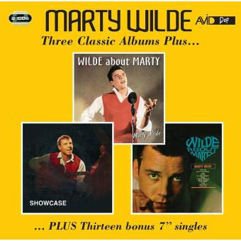 MARTY WILDE - THREE CLASSIC ALBUMS PLUS