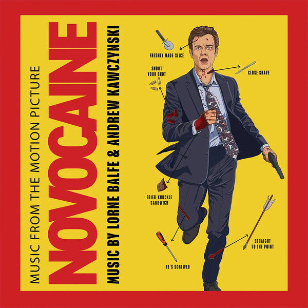 BAFLE,LORNE; ANDREW KAWCZYNSKI - NOVOCAINE OST (RED/YELLOW SPLIT VINYL)