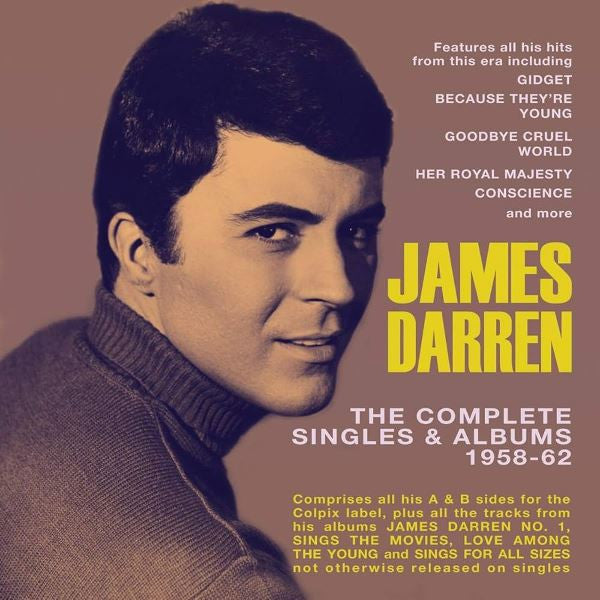 DARREN,JAMES - COMPLETE SINGLES & ALBUMS 1958-62