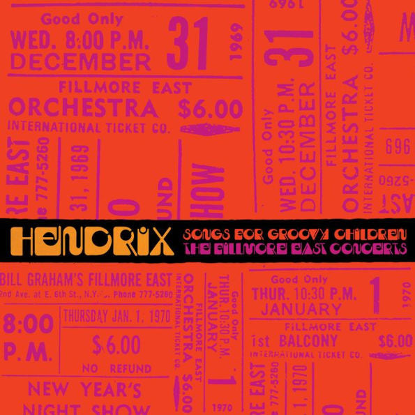HENDRIX JIMI - SONGS FOR GROOVY CHILDREN: THE FILLMORE EAST CONCERTS