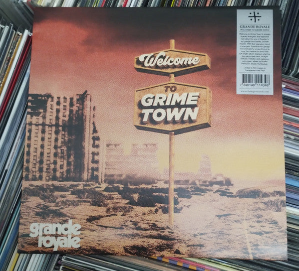 GRANDE ROYALE - WELCOME TO GRIME TOWN (TRANSPARENT RED VINYL)