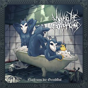 MILKING THE GOATMACHINE - NACH UNS DIE GRINDFLUT (BATHTUB BLUE VINYL)