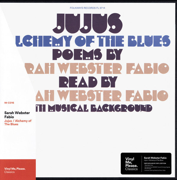 FABIO,SARAH WEBSTER - JUJUS/ALCHEMY OF THE BLUES: POEMS BY SARAH WEBSTER FABIO